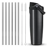 XZESH 6Pcs Metal Straw Replacement Compatible With