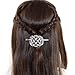 Viking Celtic Hair Clips Hairpins- Hair Accessories Celtic Knot Hair Pins Antique Silver Hair Sticks Irish Hair Decor Accessories for Long Hair Jewelry Braids Hair Slide Clip