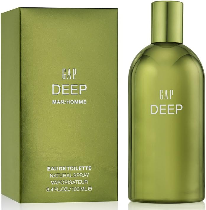 Gap Deep Eau De Toilette Spray for Men 3.4 Ounce by GAP