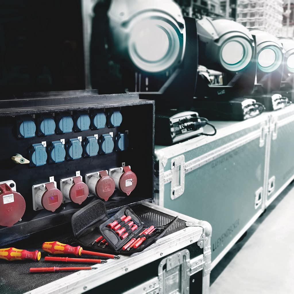 Wera Kraftform Kompakt VDE 17 Universal 1, 17-teilig Schraubendreher, rot/gelb 7