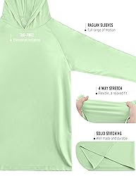 Rash Guard for Men Hoodie Shirts Long Sleeve