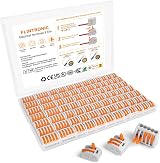 Flintronic 84Pcs Lever-Nut Wire Connectors 2/3/5-Port Compact Electrical view 8