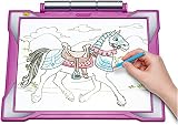 Crayola Light Up Tracing Pad Pink – 1 Graphite Pencil 12 Colored Pencils view 2