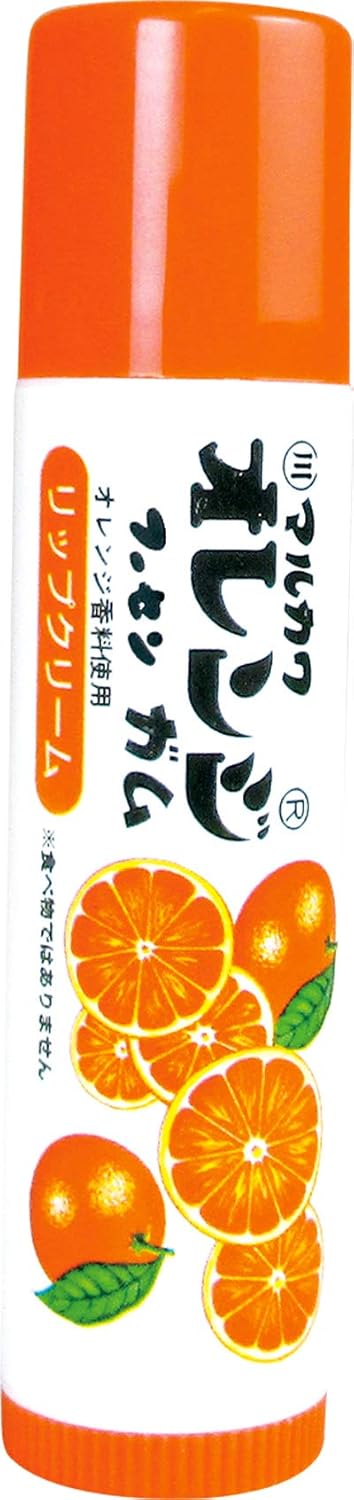 Amazon Co Jp ティーズファクトリー リップクリーム お菓子 シリーズ マルカワ フーセンガム オレンジ 1 5 1 5 6 6cm ホーム キッチン