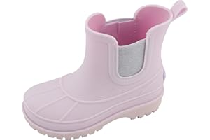 Sperry Toddler Chelsea Rain Boots, Waterproof Rubber Kids Rainboot, Girls/Boys Light Water Shoes for Muddy Park/Hiking