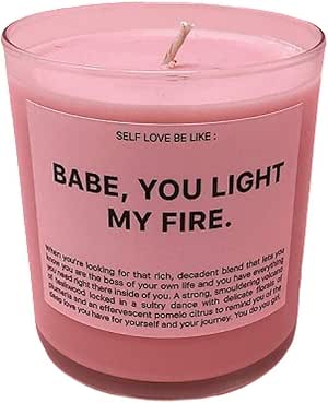 New ryan porter candier soy candle- "girl you need to calm the f down 9 Amazon.com: Ryan Porter Candles - Babe, You Light My Fire Candle: Home
