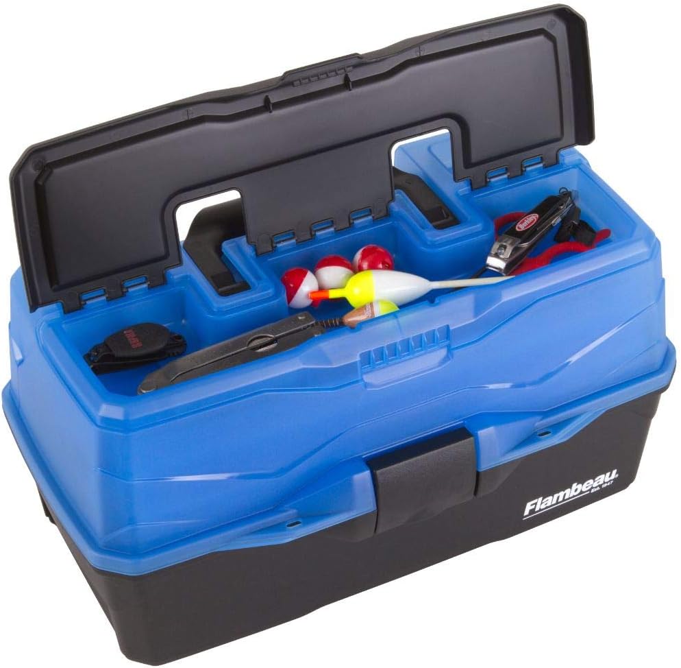 Flambeau Outdoors 3 Tray - Frost Blue/Black : Sports & Outdoors