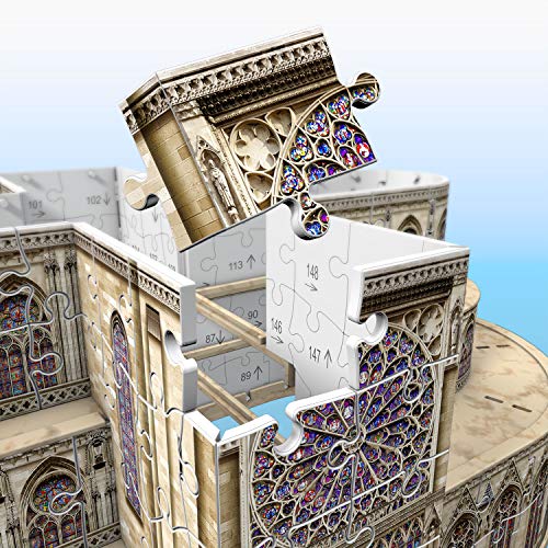 Ravensburger 3D Puzzle 12523 - Cathédrale Notre-Dame de Paris - Notre-Dame zum selber Puzzeln für Erwachsene und Kinder ab 10 Jahren – Bild 5