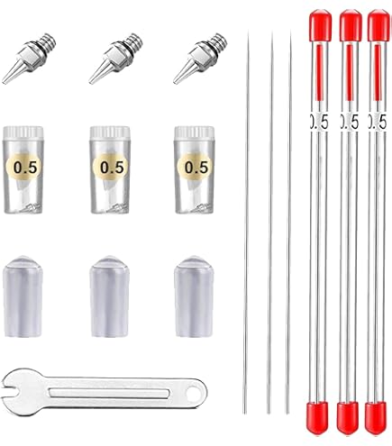 Amazon.com: .8 Needle, Nozzle, Cap Kit for Master S62,G33,SB88