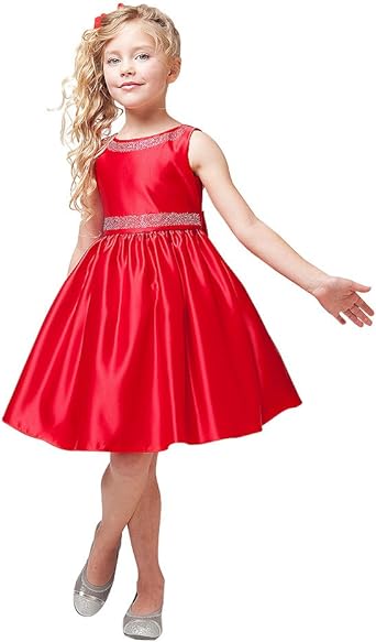 apple red dress