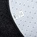 LOCHAS Luxury Round Fluffy Area Rugs for Bedroom Kids Girls Room Nursery, Super Soft Circle Rug, Cute Shaggy Carpet for Children Living Room, 4x4 Feet Black