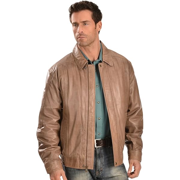 KingSize Men's Big & Tall Hooded Leather Parka - L, Black at