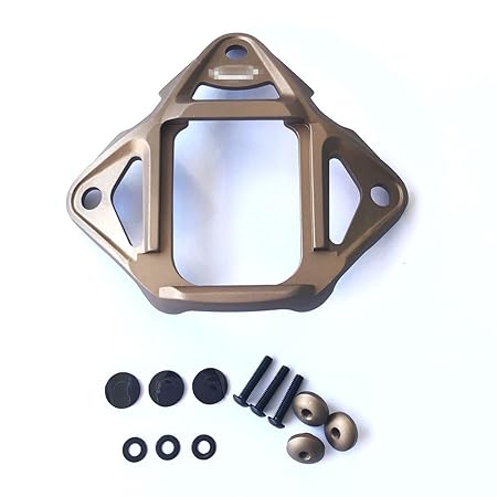 WorldShopping4U Metall NVG Nachtsicht Shroud Mount Base (Gold) für schnelle BJ PJ MH Maritime Helm für Tactical Paintball Air