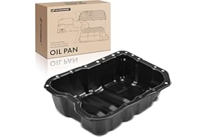 A-Premium Center Engine Oil Pan Sump with Drain Plug Compatible with Mitsubishi Lancer 2009-2017, Outlander 2008-2018, Outlan