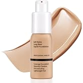 Full Coverage Foundation Coverage Matte Finish Makeup for Oily Skin 1oz | Lightweight Foundation Makeup with Full Coverage Waterproof Long Wear Formula Creates Smooth Natural Looking Skin for Women