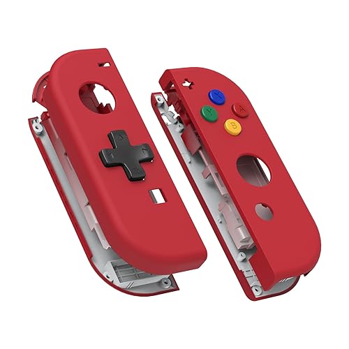 eXtremeRate Passion Red Joycon Handheld Controller Housing (D-Pad