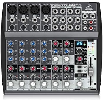 BEHRINGER, 12 XENYX 1202FX, 3-pin XLR, Black