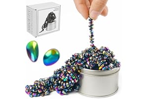 OSDUE Magnetic Balls, Ferrite Putty, Over 550 PCS Ferrite Magnetic Putty Sensory Toys, Fidget Toys for Adults, Desk Magnetic Beads Desk Toys for Office Stress/Anxiety Relief with Box (Colourful)