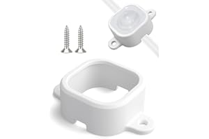 ZWWKKLL 125 PCS Mounting Brackets Compatible with Govee PRO H706A H706C, Bracket Clips for Outdoor LED Lights H706, Perfect Installation for Soffit, Eaves