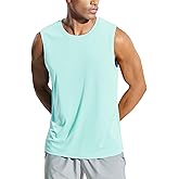 MIER Men's Workout Tank Tops UPF 50+ Swim Shirts Quick Dry Running Sleeveless UV Protection Muscle Tees