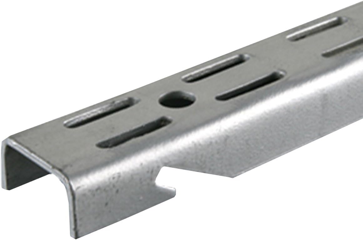 John Sterling 012025PM Standard Dual Shelving Track, 25Inch, Platinum