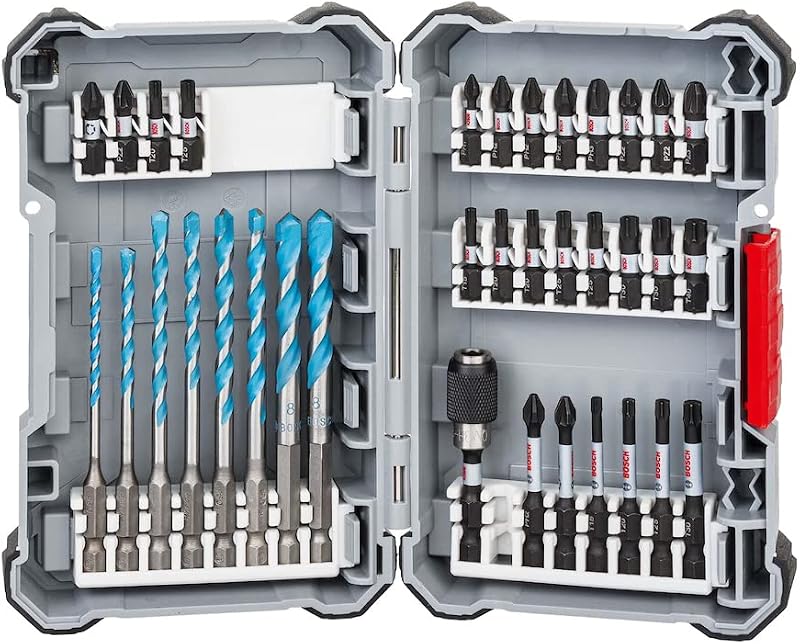Bosch Professional 35 Pieces MultiConstruction Drill Bit & Screwdriver Bit Set