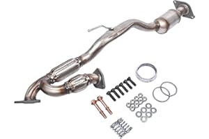 NEWZQ Rear Catalytic Converter with Flex Pipe Compatible with Nissan Altima 2007-2018 Murano Quest 2014 Pathfinder 2015 Infiniti JX35 2013 QX60 3.5L