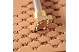 DandS ltd Sofa Leather Stamp Tool, Professional Steel Craft Tool for Leatherworking, Embossing, Carving & Stamping Leather Projects, Belts, Wallets & DIY Projects, Compatible with Mallet #362B