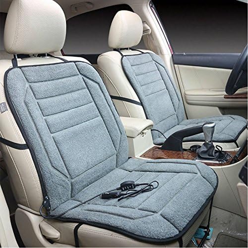 XINDELL Car Seat Heating Cushion, Auto Winter Warmer Pad, 12V Heated Heater Cover (Grey)