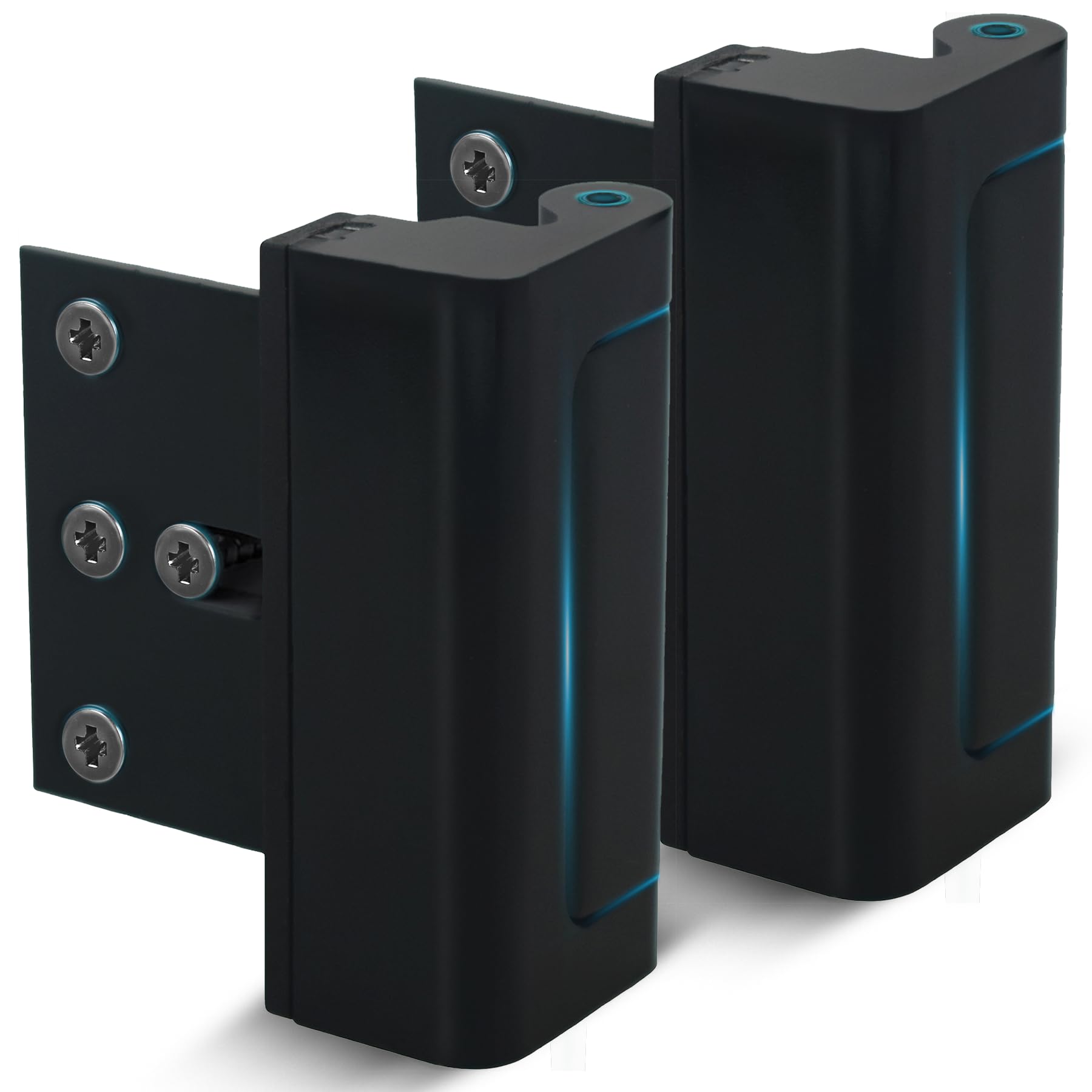 Photo 1 of Dwell+Good Door Locks (2-Pack) - Easy To Install Aluminum Home Security Door Locks for Front Door - Child Proof Door Lock for Kids Safety - Withstand 800 lb of Force & Tamper Proof Top Door Lock Latch