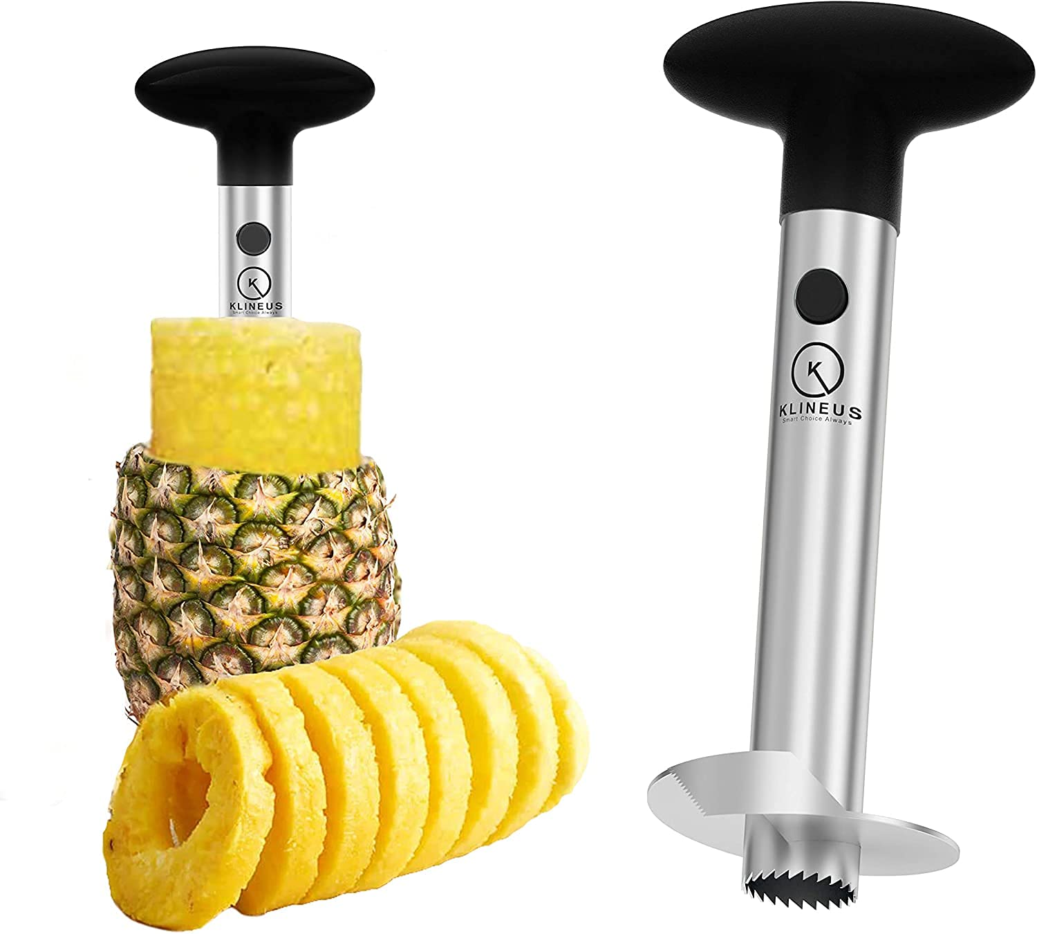 AKSHAR SALES Pineapple Cutter The Ingenious Pineapple Slicer Will Peel
