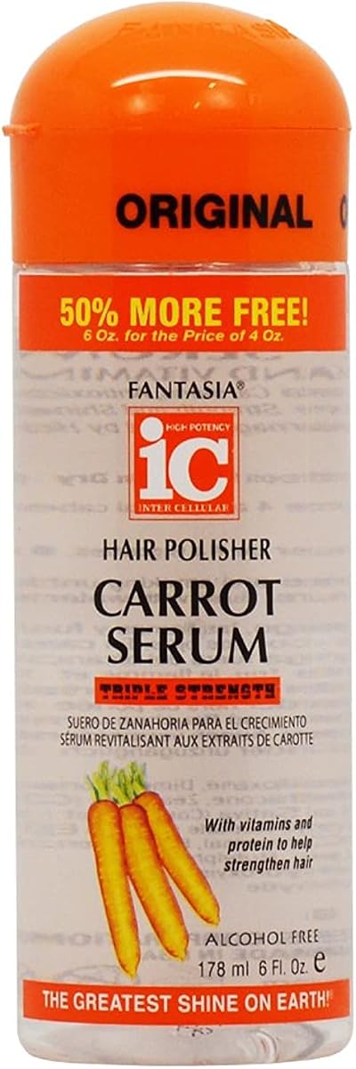 Fantasia Carrot Growth Serum 180ml Triple Strength Formula For Stronger Longer