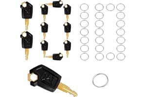 5P8500 Cat Keys, 10 Pack Caterpillar Loaders Excavators Keys CAT Heavy Equipment Ignition Key (10 Sets)