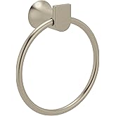 Moen Genta LX Brushed Nickel Modern Wall Mount Bathroom Hand Towel Ring, BH3885BN