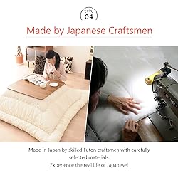 EMOOR Washable Kotatsu Futon Comforter