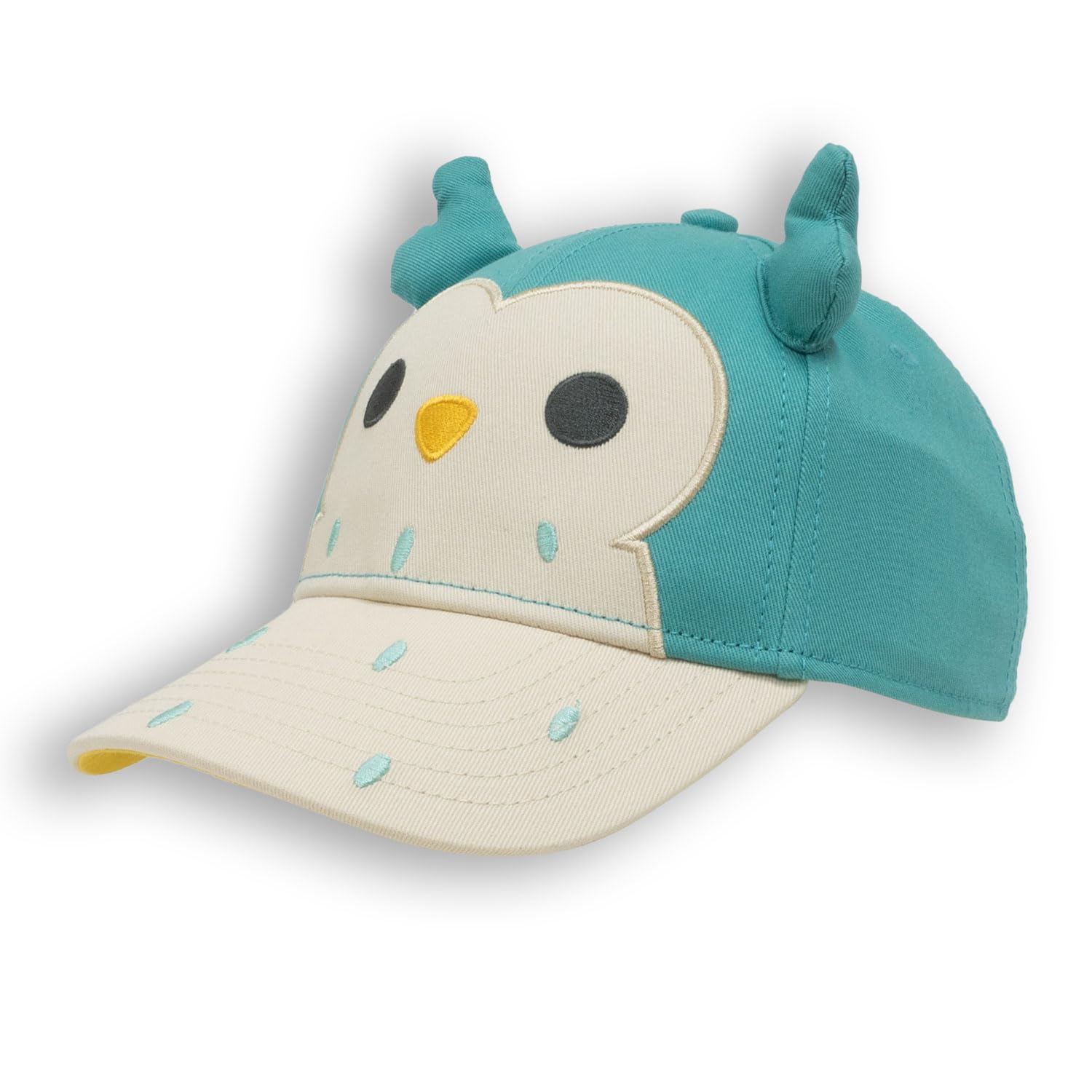 Bioworld Squishmallows Turquoise Winston Owl Embroidered Cosplay Kids Cap