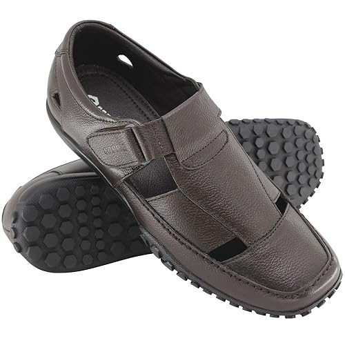 copper leather sandals