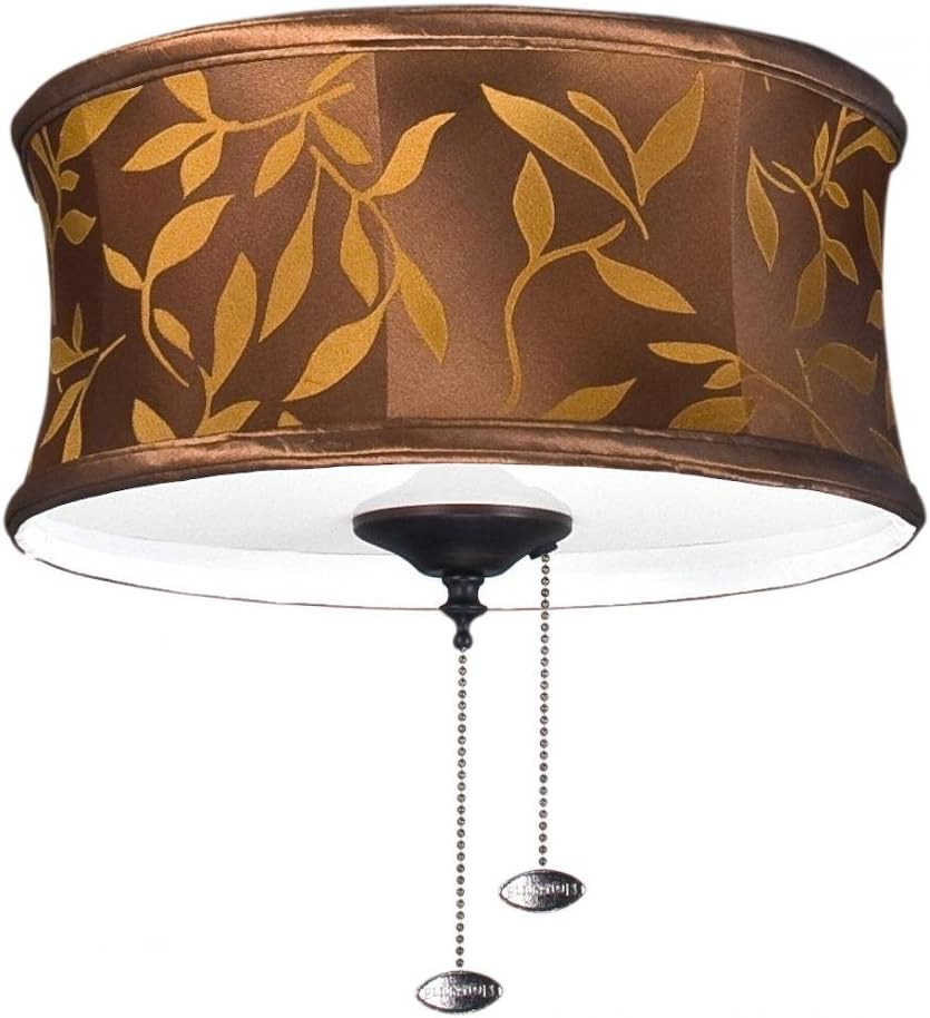 Ellington Fans LKE227 Fan Light Kit with Two 13 Watt Lights with Silk Shades and, Alladin / Bombay