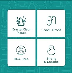 GUSTO [20 oz. - 100 Pack] Crystal PET Clear Plastic