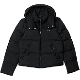 Lacoste womens Relaxed Fit Hooded Down Jacket