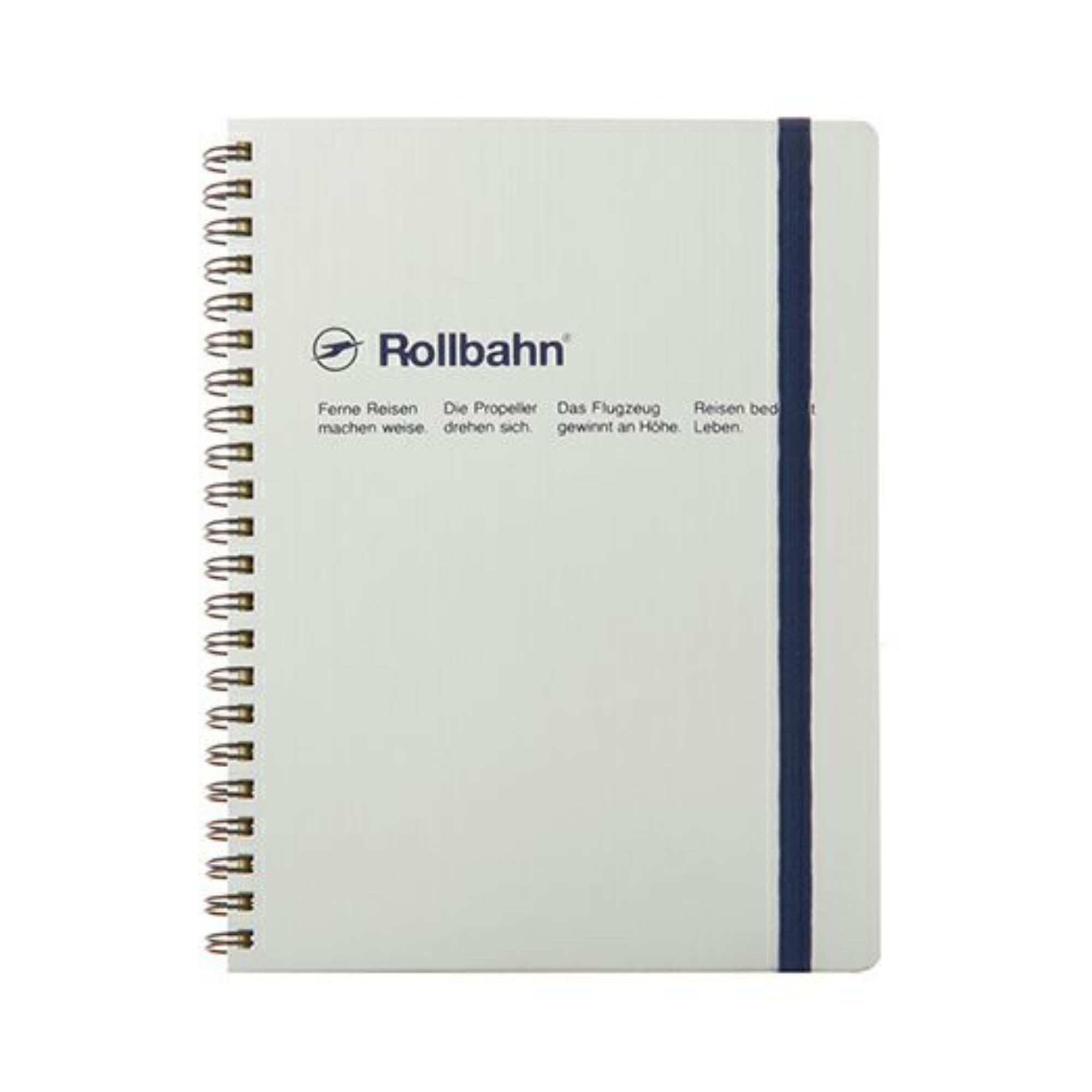 The Delfonics Roruban Pocket memo [Ring/Detach Perforated with] (Horizontal 168 × Vertical 216 Thickness 17mm) Metallic A5 Silver NRP16-SV