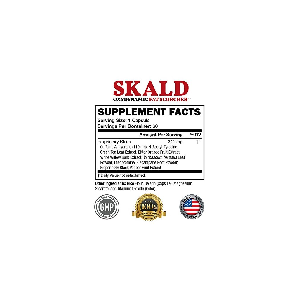 SKALD First Fat Burner Weight Loss Pills with Repiratory Support Best