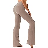 BUBBLELIME 29"/31"/33"/35"/37" 3 Styles Women's High Waist Bootcut Yoga Pants Basic/Side Pockets Tummy Control Workout Flared