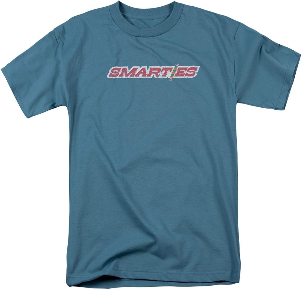 Smarties Candy Vintage Logo Adult T-Shirt Tee