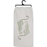 Koesus Sage Green Preppy Leopard Hand Towels, Trendy Cheetah Print Kitchen Dish Towels, Preppy Bathroom Decor, Sage Green Kitchen Decor, Leopard Kitchen Accessories, 16x24 Inch