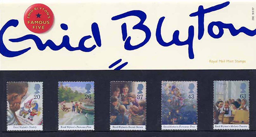 1997 Enid Blyton Stamps in Presentation pack by Royal Mail