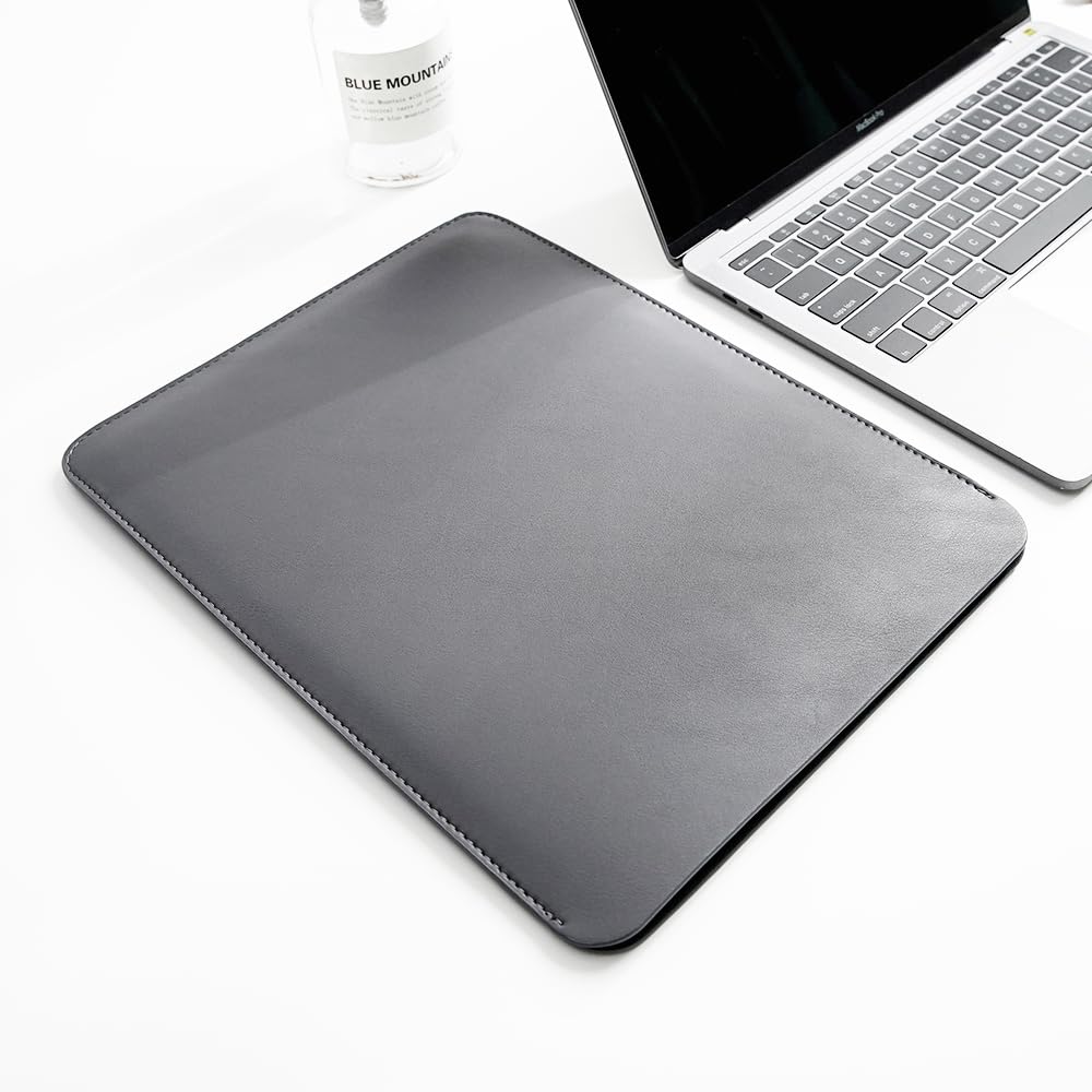 Photo 1 of Benfan Laptop Sleeve 14 Inch Compatible with New 14 inch MacBook Pro A2992/2918 M3 A2442, A2779, Surface Laptop 13.5 Color Dark Grey