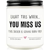 Farewell Gifts for Coworkers Coworker Leaving Gifts for Women Farewell Decorations Party We Will Miss You Decorations Goodbye Gift for Coworkers Going Away Gift for Coworker Women Lavender Candle