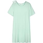 AVIIER 100% Cotton Hospital Gowns for Women Open Back Tear Away Post Shoulder Surgery Dress Adaptive Clothing Nightgowns