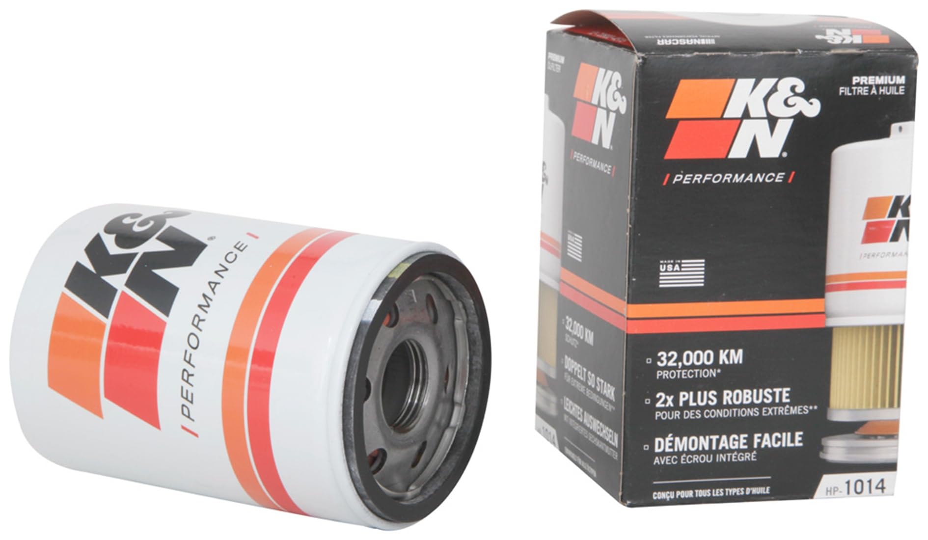 K&N Premium Oil Filter: Designed to Protect your Engine: Compatible with Select JAGUAR/LAND ROVER/LINCOLN/FORD Vehicle Models (See Product Description for Full List of Compatible Vehicles), HP-1014